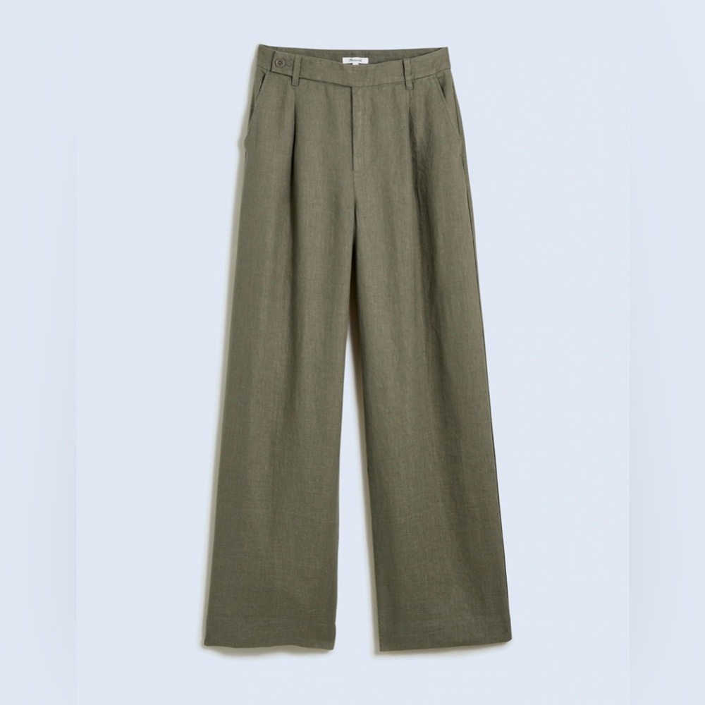 Madewell Harlow wide leg linen pants